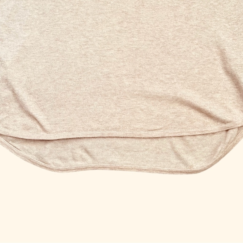 Copper Key cardigan minimalist loose oatmeal/cream long sleeves Women’s S - Picture 4 of 13